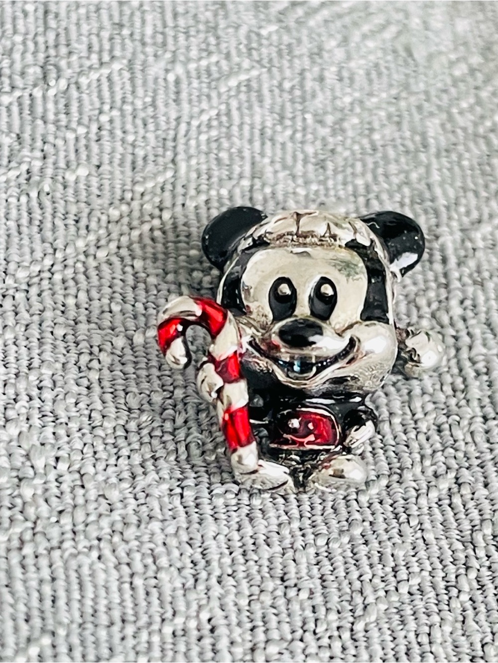 Pandora Minnie Mouse Holiday Charm with Candy Cane